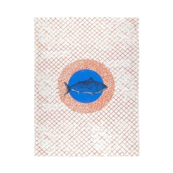 Clearance Bitossi Home Il Cencio Soggetto Pesce Colori Assortiti