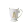Hot Bitossi Home Mug Lettera A 11 O 8,7 Cm Decalcomania Oro