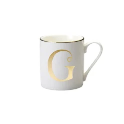 Discount Bitossi Home Mug Lettera G 9,3 O 8,6 Cm Decalcomania Oro