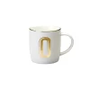 Outlet Bitossi Home Mug Lettera O 8,6 O 9,2H Cm Decalcomania Oro