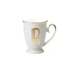 Discount Bitossi Home Mug Lettera R 11 O 8,7 Cm Decalcomania Oro