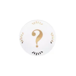 Clearance Bitossi Home Piattino Lettera ? Decalcomania Oro
