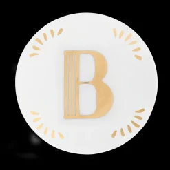 Online Bitossi Home Piattino Lettera B Decalcomania Oro