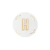 Best Bitossi Home Piattino Lettera H Decalcomania Oro