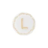 Discount Bitossi Home Piattino Lettera L Decalcomania Oro
