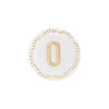 Clearance Bitossi Home Piattino Lettera O Decalcomania Oro