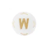 Online Bitossi Home Piattino Lettera W Decalcomania Oro