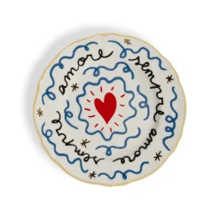 Hot Bitossi Home Piatto D. 16,5 Sempre Amore
