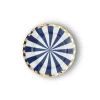 Online Bitossi Home Piatto Dessert Fortuna Decalcomania Oro