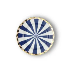Online Bitossi Home Piatto Dessert Fortuna Decalcomania Oro