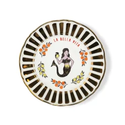 Bitossi Home Piatto Dessert Sirenetta