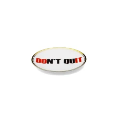 Outlet Bitossi Home Piatto Don'T Quit Decalcomania
