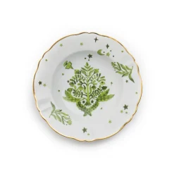 Discount Bitossi Home Piatto Fondo Floreale Verde