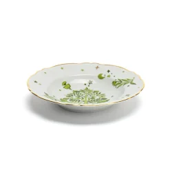 Discount Bitossi Home Piatto Fondo Floreale Verde
