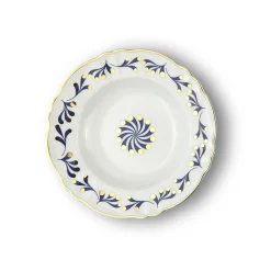 New Bitossi Home Piatto Fondo Marino Decalcomania Oro