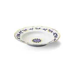 New Bitossi Home Piatto Fondo Marino Decalcomania Oro