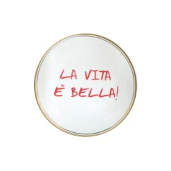 Best Bitossi Home Piatto La Vita E Bella!