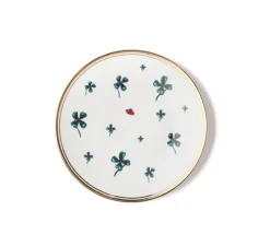 Online Bitossi Home Piatto Quadrifoglio E Coccinella Decalcomania