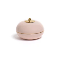 Outlet Bitossi Home Scatola Rosa/Oro Decalcomania