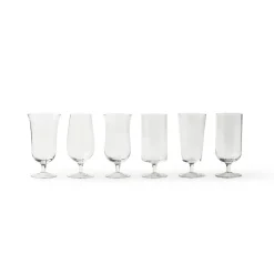 Online Bitossi Home Set 6 Bicchieri Birra Forme Assortite Trasparente