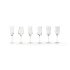 Discount Bitossi Home Set 6 Bicchieri Grappa Forme Assortite Trasparente