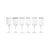 Outlet Bitossi Home Set 6 Calici Forme Assortite Trasparente