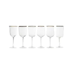 Outlet Bitossi Home Set 6 Calici Forme Assortite Trasparente