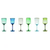 Clearance Bitossi Home Set 6 Calici Forme Assortite Nuances Blu/Verde Bordo Oro