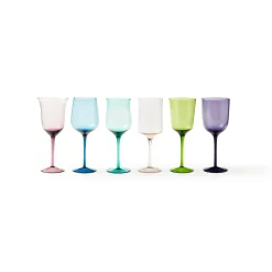 Online Bitossi Home Set 6 Calici Forme Assortite Colori Assortiti