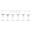 Clearance Bitossi Home Set 6 Calici Stelo Lavorato Forme Assortite Trasparente