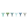 Online Bitossi Home Set 6 Coppette Forme Assortite - Texture Nuance Blu/Verde