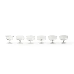 Bitossi Home Set 6 Coppette Forme Assortite Trasparente