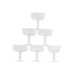 Outlet Bitossi Home Set 6 Coppette Forme Assortite - Texture Trasparente