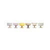 Bitossi Home Set 6 Coppette Forme Assortite Nuances Ambra/Rosa