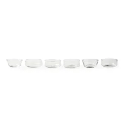 Best Bitossi Home Set 6 Coppette Senza Piede Forme Assortite Trasparente