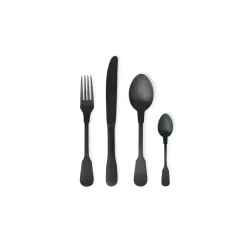 Online Bitossi Home Set 24 Pezzi Posate Nero