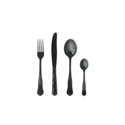 Online Bitossi Home Set 24 Pezzi Posate Nero