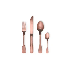 Clearance Bitossi Home Set 24 Pezzi Posate In Rame Finitura Opaca