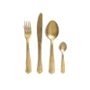 Bitossi Home Set 24 Pezzi Posate Oro Finitura Opaca