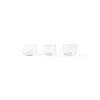Clearance Bitossi Home Set 3 Tea-Light Forme Assortite Trasparente