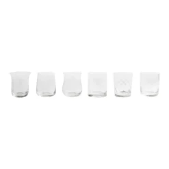 New Bitossi Home Set 6 Tumbler - Texture Trasparente