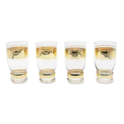Outlet Bitossi Home Set 4 Tumbler Dettagli Oro