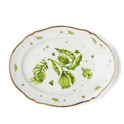 Outlet Bitossi Home Vassoio Ovale Floreale